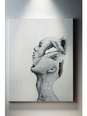 Suala Düşünce Canavarı Tablosu-2130