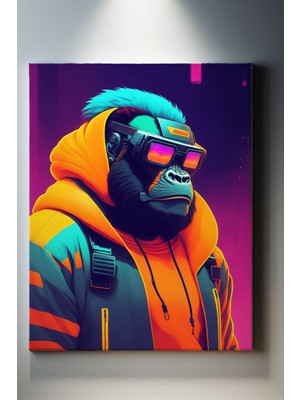 Suala Ip Bir Şempanze Tablosu-1982