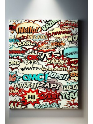 Suala Pop Art Temalı Dekoratif Tablo-1204