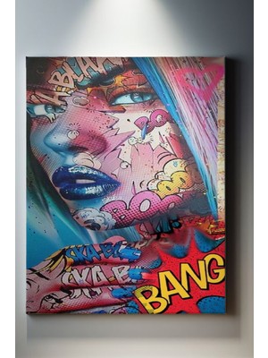Suala Kadın Temalı Pop Art Tablo-1167