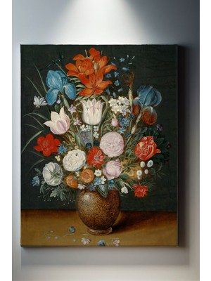 Suala Vazoda Çiçekler  Büyük Jan Brueghel'in Tablosu-1747
