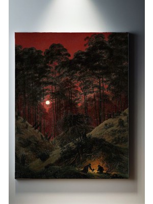 Suala Gün Batımında Kamp Tablosu-2120