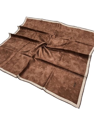 Aker Ipek Eşarp - 7208713-938 Kahve Twill