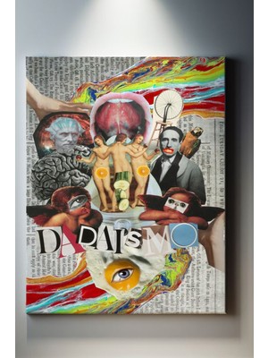 Suala Sanatsal Gazete Temalı Pop Art Tablo-1516