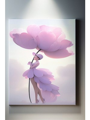 Suala Modern Temalı, Çiçek Kız Tablo-633