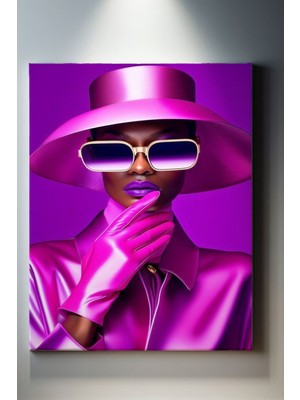 Suala Fütüristik Kadın Portre Tablo-1232