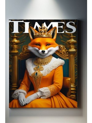 Suala Magazin Kapağı Tilkisi Tablosu-1994