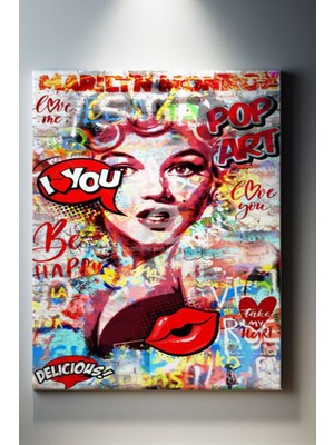 Suala Kadın Tasarımlı Pop Art Tablo-1201