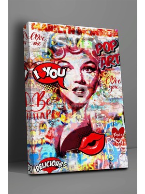 Suala Kadın Tasarımlı Pop Art Tablo-1201