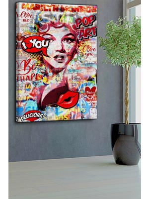 Suala Kadın Tasarımlı Pop Art Tablo-1201