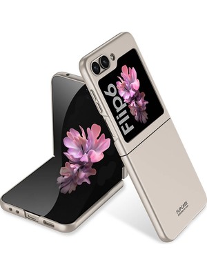 ZORE Samsung Galaxy Z Flip 6 Kılıf Sert Kıpta Kapak