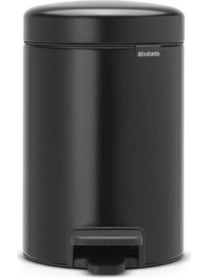 Brabantia Çöp Kutusu Newicon Pedallı 3 Lt Matt Black