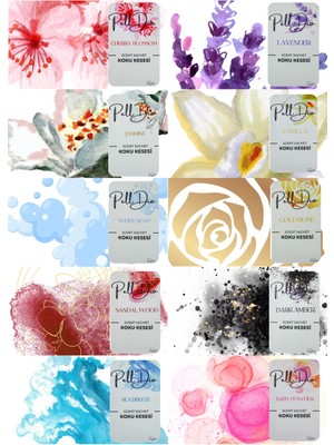 PellDio Home 10'lu Dolap , Ayakkabılık ve Çekmece Kokusu Kesesi