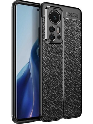 ZORE Xiaomi Mi 12 Pro Kılıf Niss Silikon Kapak-Siyah