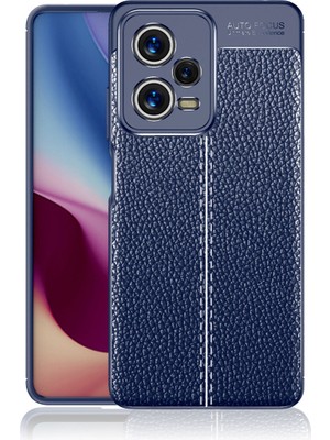 ZORE Xiaomi Redmi Note 12 5g Kılıf Niss Silikon Kapak-Lacivert