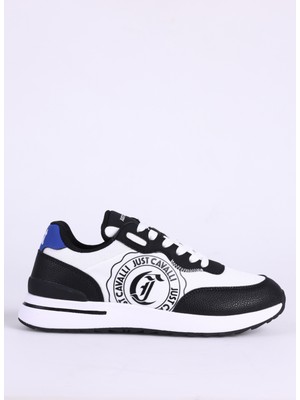 Just Cavalli Just Cavalli Beyaz - Siyah - Mavi Erkek Sneaker Fondo Actıon Basıc Dıs. 05