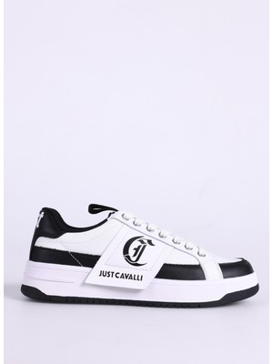 Just Cavalli Just Cavalli Beyaz - Siyah Kadın Sneaker Fondo Azula Dıs. 1 Shoes