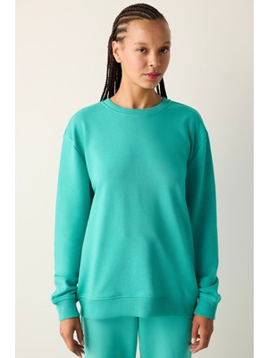 Penti Oversize Active Yeşil Sweatshirt