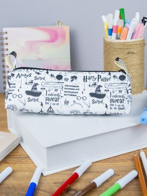 OneSize Kalem Kutusu Harry Poter Temalı Üçgen Tasarım Vegan Deri Kalemlik