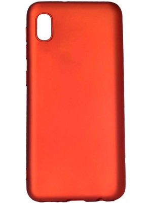 ZORE Galaxy A01 Core Kılıf Premier Silikon Kapak-Kırmızı