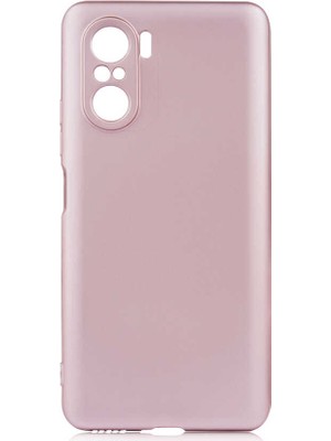 ZORE Xiaomi Redmi K40 Kılıf Premier Silikon Kapak-Rose Gold