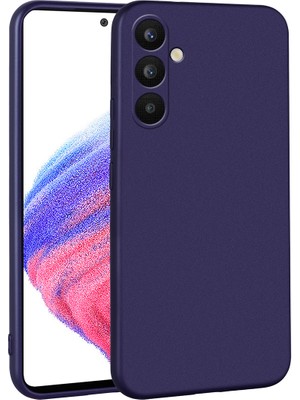 ZORE Galaxy A34 Kılıf Premier Silikon Kapak-Lacivert