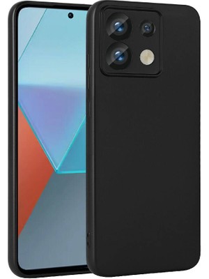 ZORE Xiaomi Redmi Note 13 Pro 5g Kılıf Premier Silikon Kapak-Siyah