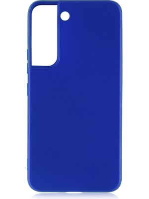 ZORE Galaxy S22 Kılıf Premier Silikon Kapak-Saks Mavi