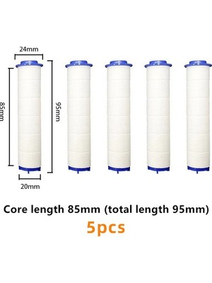 YMV 5 Adet Duş Başlığı Filtresi- Kireç Pas Tortu Engelleyici Filtre- Msajlı Dus Baslığıfiltresi