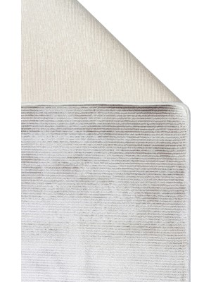 Carpetdocia Montenegro Viskon Karışımlı Sade Desenli Sık Dokuma Oturma Odası Salon Koridor Modern Halı 01 Grey