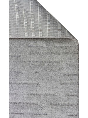 Carpetdocia Patagonya Serisi Sade Desenli Yumuşak Dokulu Salon Oturma Odası Koridor Modern Halı 05 Grey