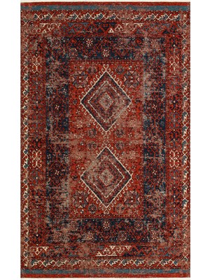 Carpetdocia Kapadokya Antik Desenli Oturma Odası Salon Mutfak Koridor Yıkanabilir Kaymaz Tabanlı Kilim 02 Multy