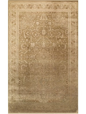 Carpetdocia Golden Serisi %100 Naturel Yumuşak Dokulu Vintage Esintilere Sahip Sık Dokuma Salon Halısı 02 Bronze