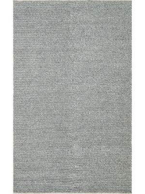 Carpetdocia Woolstar %100 Naturel Kazak Desenli Salon Oturma Odası Koridor Antre El Dokuma Örgü Halı Grey