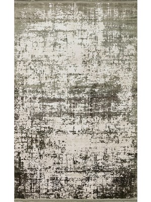 Carpetdocia Paris Parlak Ipeksi Görünümlü Salon Oturma Odası Koridor Antre Modern Halı 01 D.green Nw