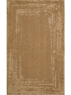 Carpetdocia Arizona Hasır Görünümlü Modern Oturma Odası Salon Koridor Mutfak Kaymaz Kilim 04 Natural Beıge