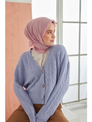 Miray Düz Pamuk Eşarp - Pembe