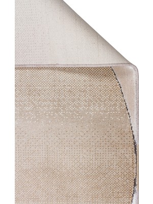 Carpetdocia Monza Geometrik Desenli Yüksek Kalite Sık Dokuma Parlak Modern Salon Halısı 06 Cream Gold