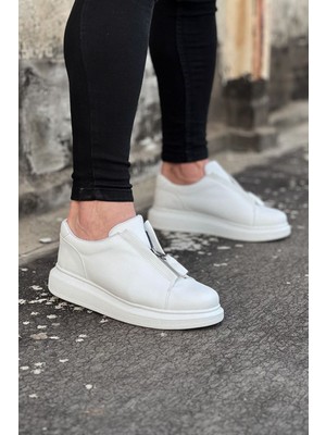 Oby Shoes & Bag WG010 Beyaz Cilt Erkek Casual Ayakkabı