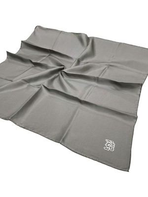 Levidor Düz Twill Ipek Eşarp - Koyu Gri