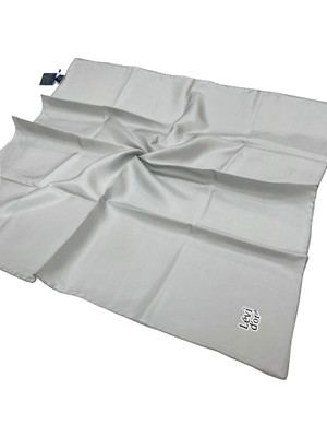 Levidor Düz Twill Ipek Eşarp - Gri