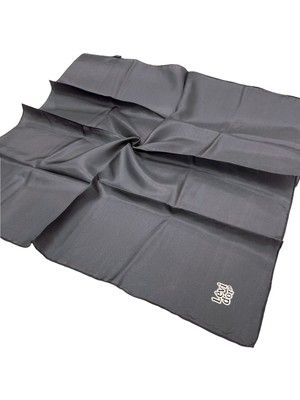 Levidor Düz Twill Ipek Eşarp - Antrasit