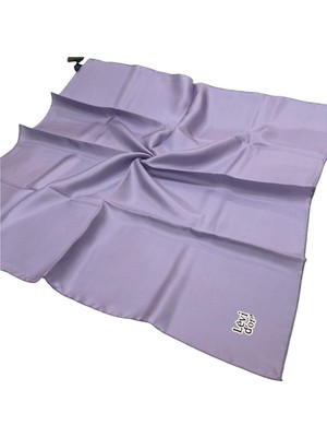 Levidor Düz Twill Ipek Eşarp - Lila