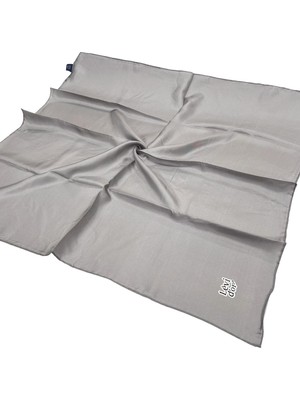 Levidor Düz Twill Ipek Eşarp - Orta Gri