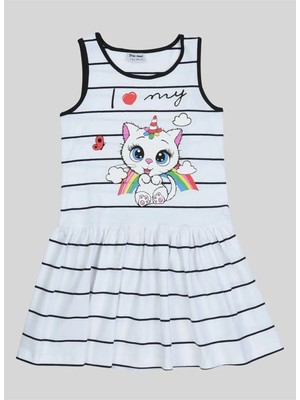 Freemood Kız Çocuk Elbisesi Rahat Kesim ve Nefes Alabilir Kumaşla Gün Boyu Konfor Sağlar