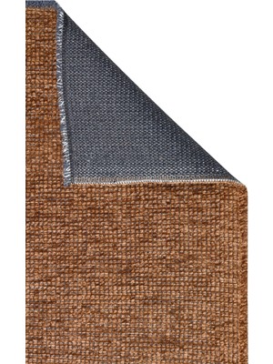 Carpetdocia Bali Yıkanabilir Oturma Odası Salon Koridor Antre Mutfak Kaymaz Pamuklu Kilim 01 Brown