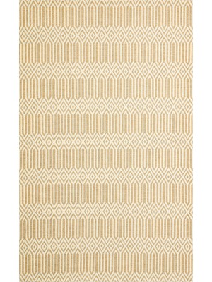 Carpetdocia Arizona Hasır Görünümlü Modern Oturma Odası Salon Koridor Mutfak Kaymaz Kilim 10 Natural Ivory