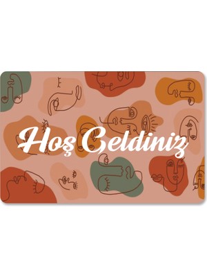 M&H Quality Dijital Baskılı Kapı Önü Paspas Çiçek Desenli Hoş Geldiniz Yazılır Ev Içi Ve Dışı Banyo Mutfak Çocuk Odası Için kullanılabilir 45x70