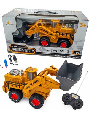 Duman Toys Iş Makinesi Kumandalı Şarjlı Kepçe 5 Fonksiyonlu Kutulu Dmn 8802 8024