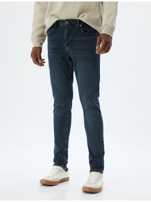 Koton Erkek Jean Pantolon 5WAM40079ID Indigo Stone